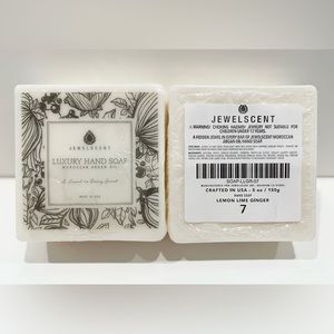 2 Bars Jewelscent Hand Soap Lemon Lime Ginger NEW Size 7 RING INSIDE EACH BAR!!!